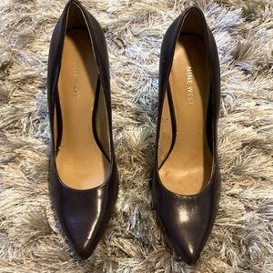 Nine West Sz 7 Dark Brown Pumps